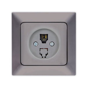 ΠΡΙΖΑ ΤΗΛΕΦ ΜΟΝΗ RJ11 ΓΡΑΦΙΤΗΣ 16A NE-AD