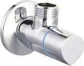 ΓΩΝΙΑΚΟΣ ΔΙΑΚΟΠΤΗΣ ΧΡΩΜΕ ΜΕ ΜΗΧΑΝΙΣΜΟ ΜΙΣΟΣΤΡΟΦΟ 1/2 Χ 1/2