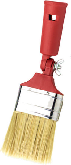 ΚΟΝΤΑΡΟΠΙΝΕΛΑ ΒΙΔΑΣ 3" ΜΕ ΣΠΕΙΡΩΜΑ ΜΑΚΡΥΑ ΤΡΙΧΑ ΚΟΚΚΙΝΑ KRAUSMANN PAINT P0357