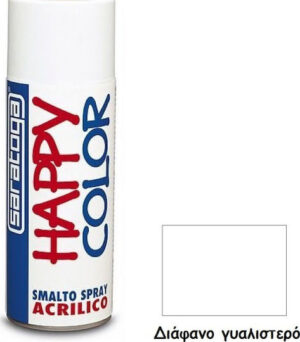 ΣΠΡΕΙ ΒΑΦΗΣ 08 ΒΕΡΝΙΚΙ ΔΙΑΦΑΝΟ ΓΥΑΛ. 400 ML HAPPY