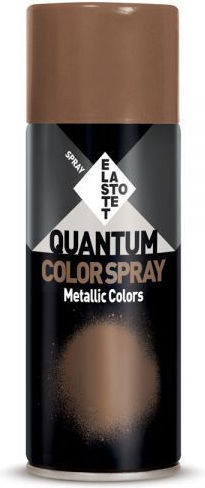 ΣΠΡΕΥ ΧΡΩΜΑΤ.ΜΕΤΑΛΛΙΚΟ QUANTUM COLOR ΧΑΛΚΙΝΟ ELASTOTET 400ml