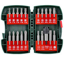 Κασετίνα με 20 τμχ. μύτες βιδώματος (p)