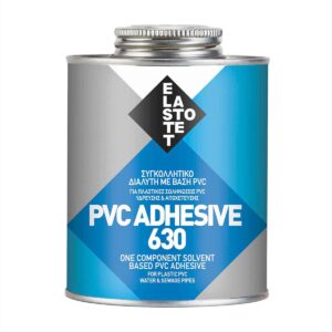 ΚΟΛΛΑ ΔΙΑΛΥΤΗ ΕΛΑΣΤΟΤΕΤ PVC ADHESIVE 630 ΔΙΑΦΑΝΗ 250ml