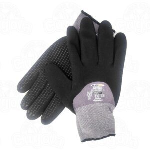 Γάντια Πλεκτά Νιτριλίου Μαύρα ΙΤΑΛ.