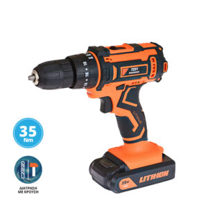 ΔΡΑΠΑΝΟΚΑΤΣΑΒΙΔΟ ΚΡΟΥΣΤ 10mm 2ΤΑΧ 20V KRAUSMANN 7251