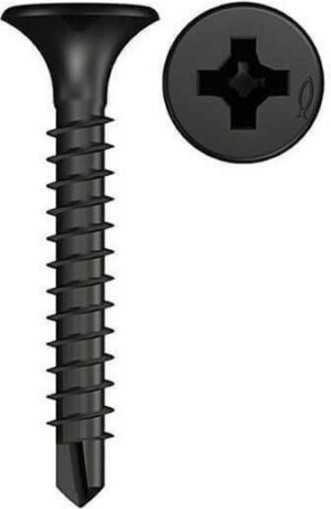 Βίδες Αυτοδιατρητές Γυψοσανίδας Μαύρες FSCO 3.5mm