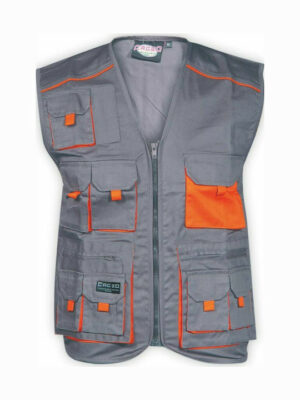 Γιλέκο 526 Γκρι-Πορτοκαλί FAGEO Νο XXL