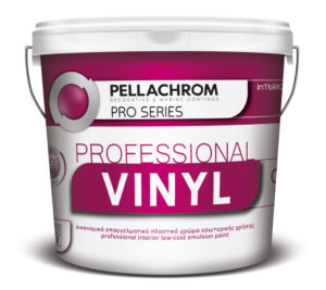PELLACHROM πλατικο χρωμα vinyl profesional ΛΕΥΚΟ 9LT